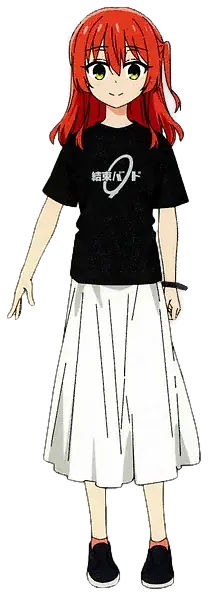 Ikuyo Kita - Live T-shirt Blank Meme Template