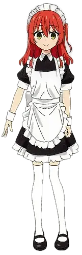Ikuyo Kita - Maid uniform part-time job Blank Meme Template