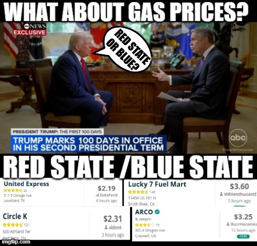 Lowest prices in 4 states! Texas, Tennessee, California, Oregon | image tagged in sam elliott special kind of stupid,morons,stupid liberals | made w/ Imgflip meme maker