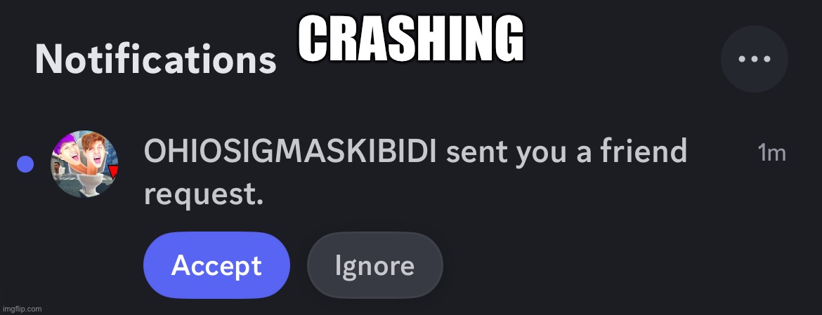 CRASHING | made w/ Imgflip meme maker