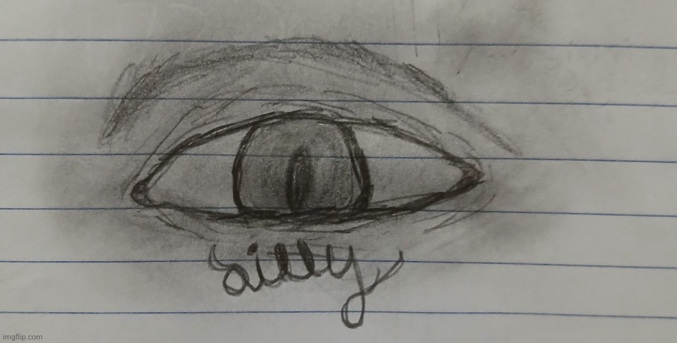 Little eye doodle | image tagged in doodle | made w/ Imgflip meme maker