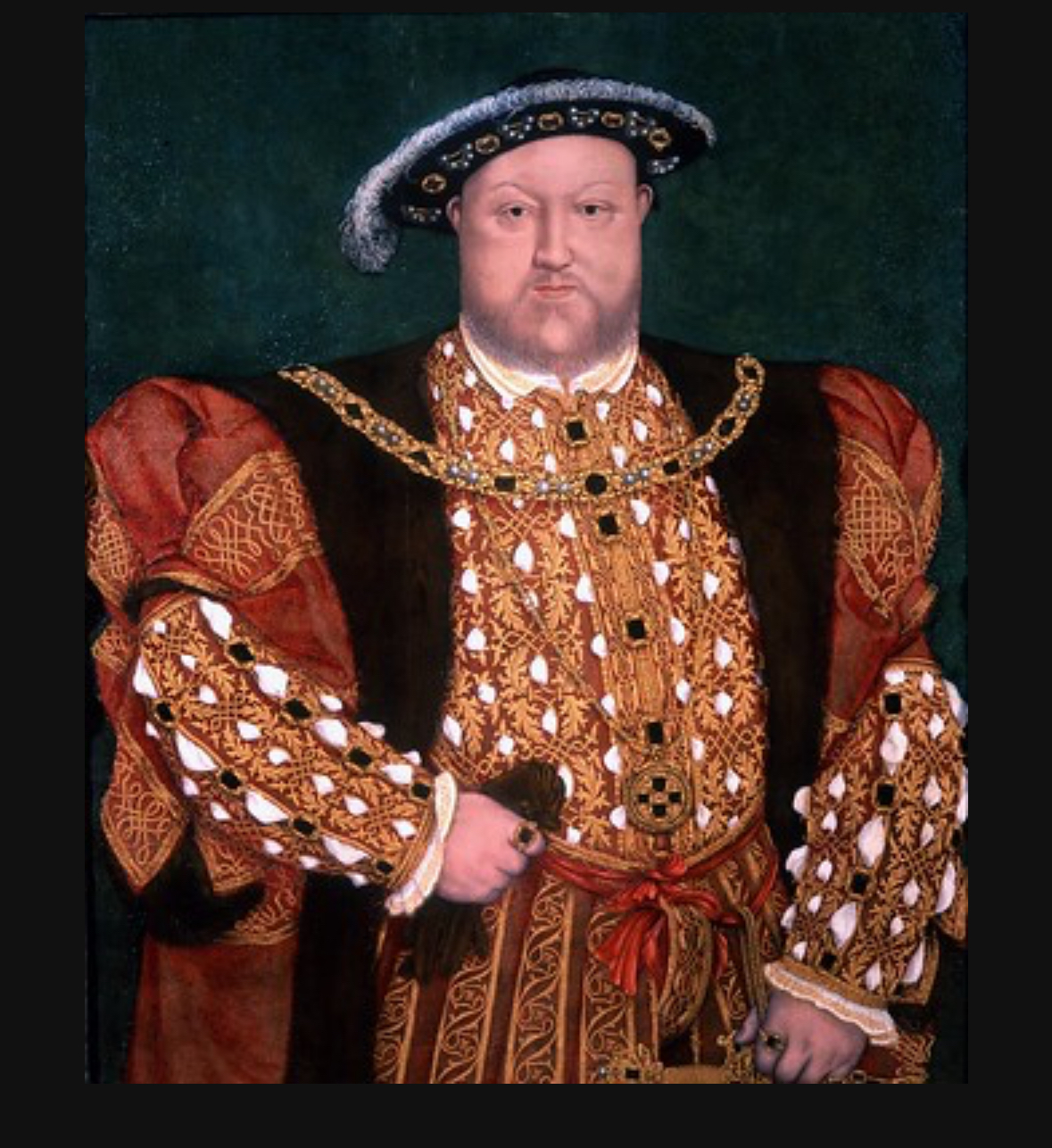 Henry VIII Head of the Church of England Blank Meme Template