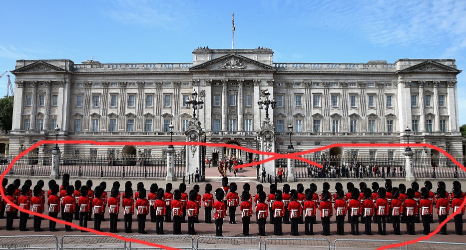 Buckingham Palace | image tagged in buckingham palace | made w/ Imgflip meme maker