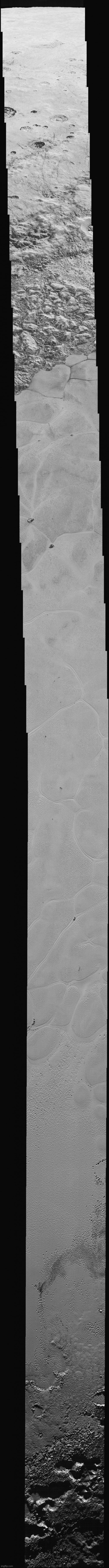 Almost full map of pluto | image tagged in pluto | made w/ Imgflip meme maker