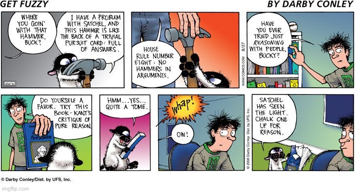 image tagged in comics,get fuzzy,cat,reasoning | made w/ Imgflip meme maker