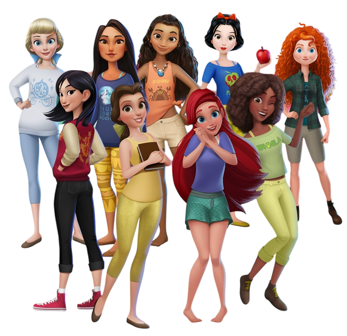 PNG Princesas Disney comfy - Ralph rompe internet Blank Meme Template