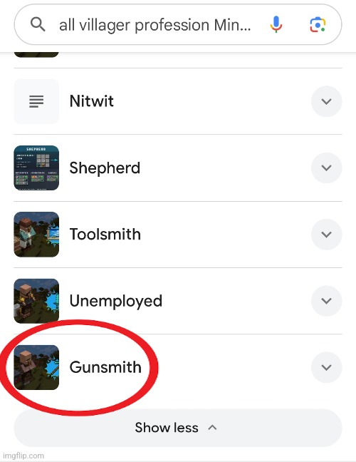 Ah yes, my favorite villager profession | image tagged in minecraft,google | made w/ Imgflip meme maker