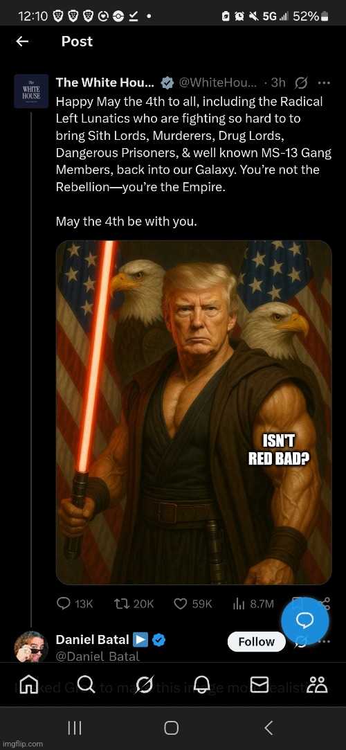 ISN'T RED BAD? | made w/ Imgflip meme maker