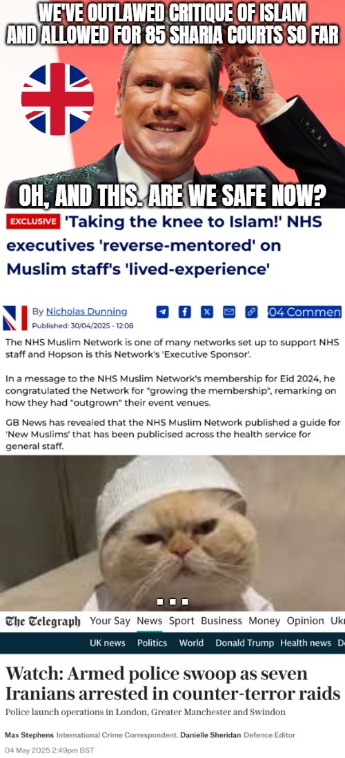 National Health Services. You can always do more... always! Never mind Hindus and Buddhists | image tagged in uk,great britain,islam,islamic terrorism,politics | made w/ Imgflip meme maker