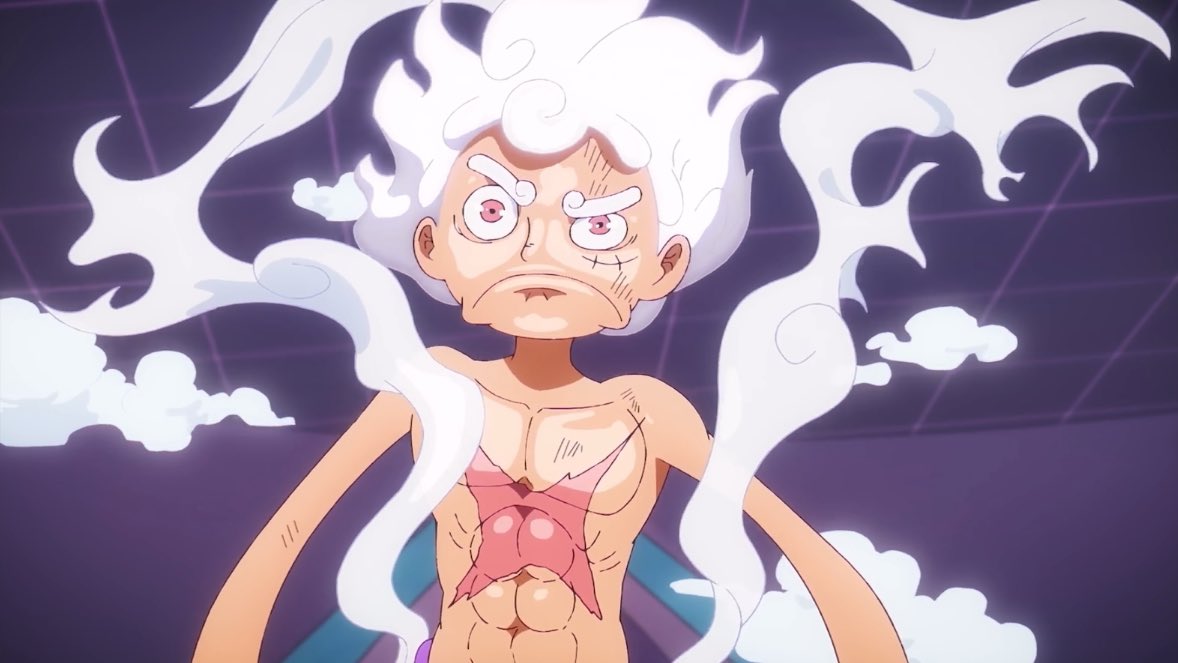 Gear 5 Luffy's Reaction Blank Meme Template