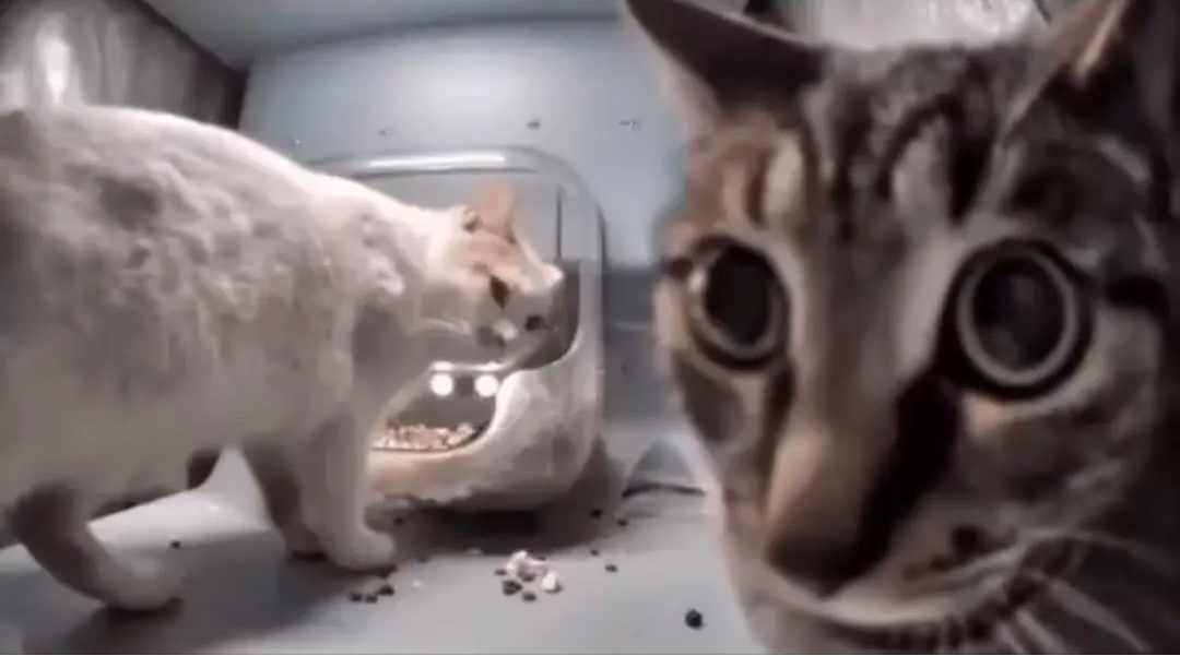 Frustrated Cat Blank Meme Template