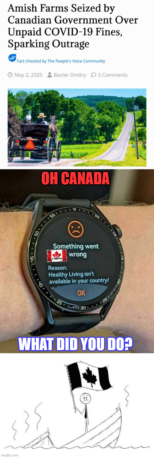 Didn't they get enough of Trudeau's totalitarianism? Carney will be worse... | OH CANADA; WHAT DID YOU DO? | image tagged in oh canada,what did you do | made w/ Imgflip meme maker