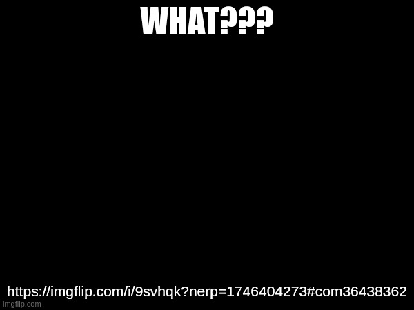 WHAT??? https://imgflip.com/i/9svhqk?nerp=1746404273#com36438362 | made w/ Imgflip meme maker