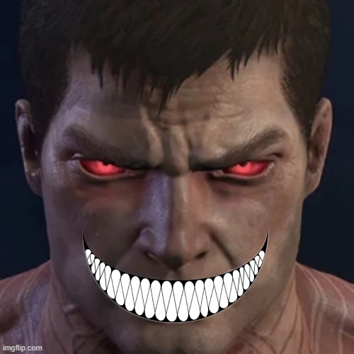 Davoth evil grin | image tagged in badass,doom eternal,doom,devil | made w/ Imgflip meme maker