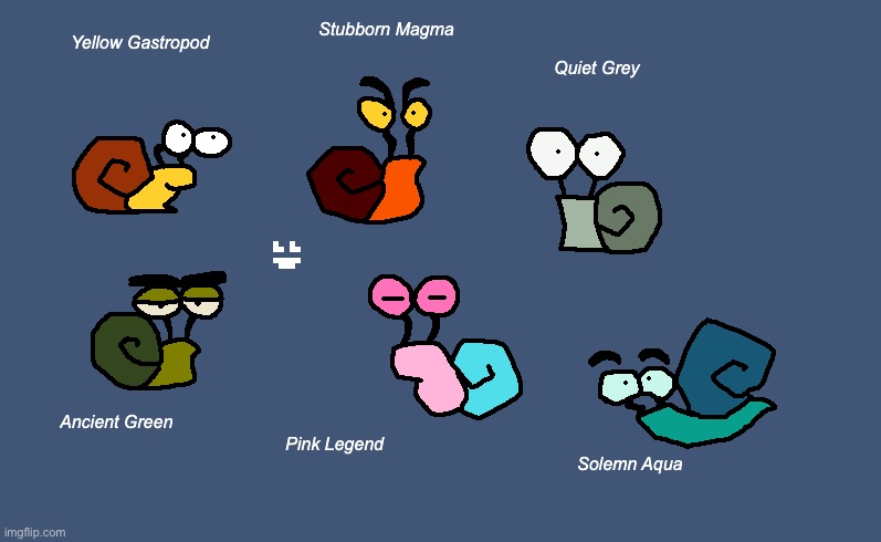 New colors for snail | made w/ Imgflip meme maker
