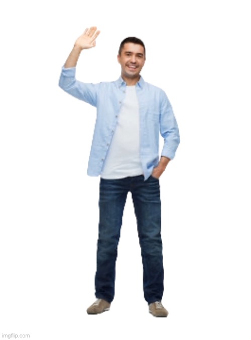 Guy waving | image tagged in guy waving | made w/ Imgflip meme maker