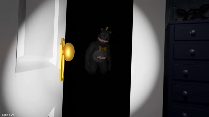 I’m scared | image tagged in bear,five nights at freddys | made w/ Imgflip meme maker