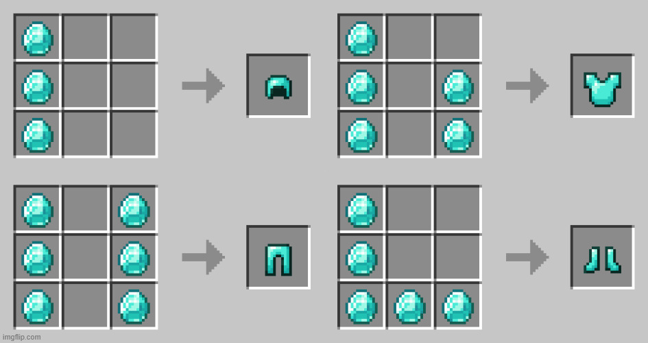 do y'all fw the new armor recipes? idk i think it's mostly a loss | made w/ Imgflip meme maker