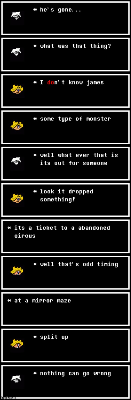 end of ep 3 | image tagged in nothing can go wrong,don't trust him | made w/ Imgflip meme maker