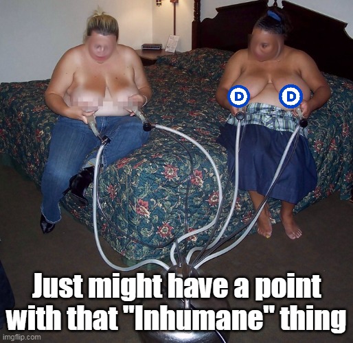 Just might have a point with that "Inhumane" thing | made w/ Imgflip meme maker