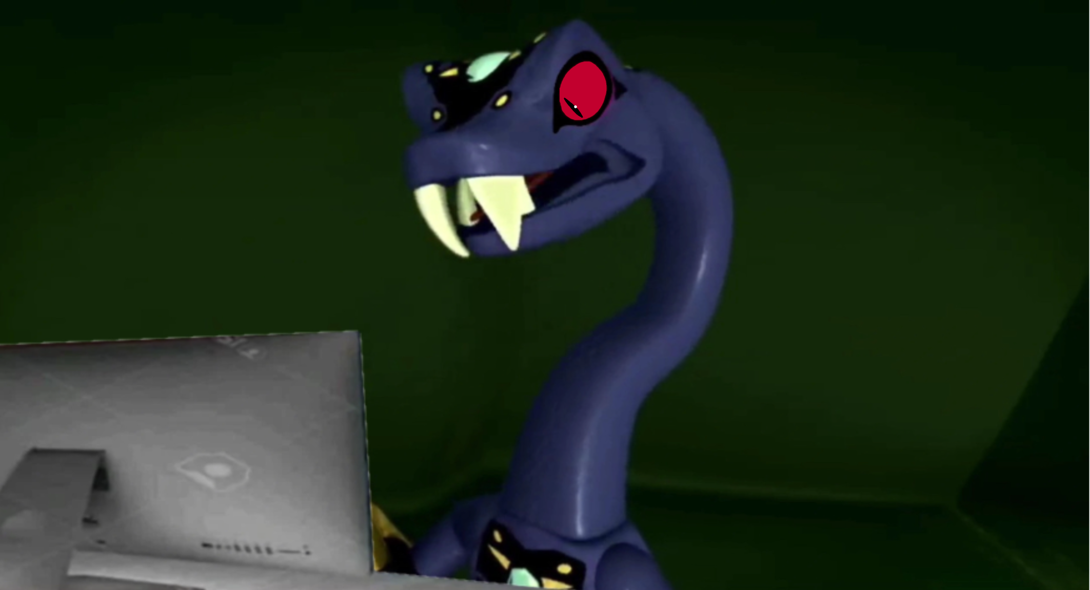 Pythor P Chumsworth Reacts To Meme With Computer Blank Meme Template