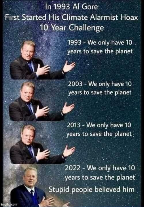 Al Gore Global Warming scam Blank Meme Template