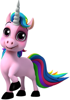 Floof The Prismacorn Blank Meme Template