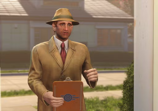 Vault-Tec Salesman Blank Meme Template