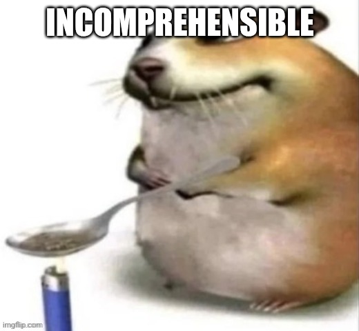 INCOMPREHENSIBLE | made w/ Imgflip meme maker