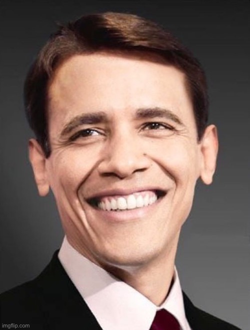 white obama | image tagged in white obama | made w/ Imgflip meme maker