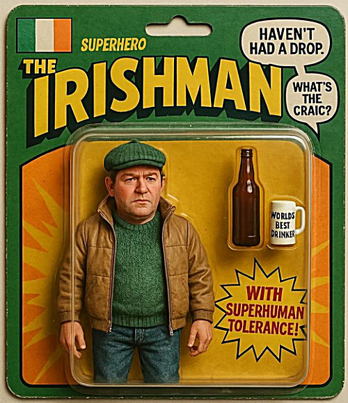 Another Super Hero for youy collection. Comes with pint and mug! | image tagged in memes,super hero | made w/ Imgflip meme maker