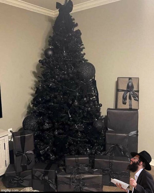 Bah Humbug | image tagged in black x mas meme | made w/ Imgflip meme maker