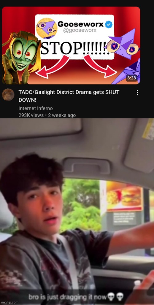 image tagged in bro is just dragging it now | made w/ Imgflip meme maker