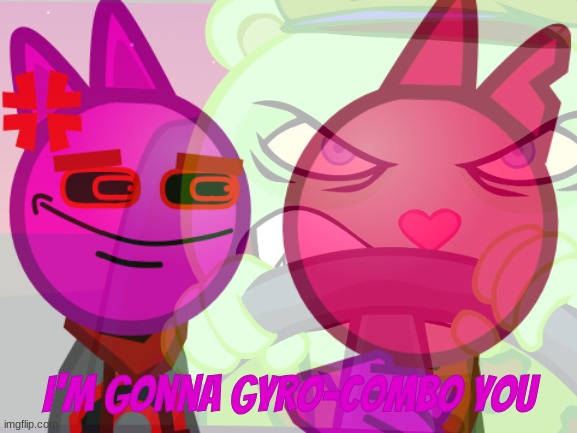 High Quality I'm gonna Gyro-Combo you. Blank Meme Template