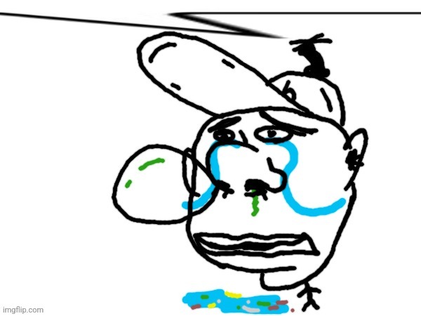 . | image tagged in disgusting crying | made w/ Imgflip meme maker