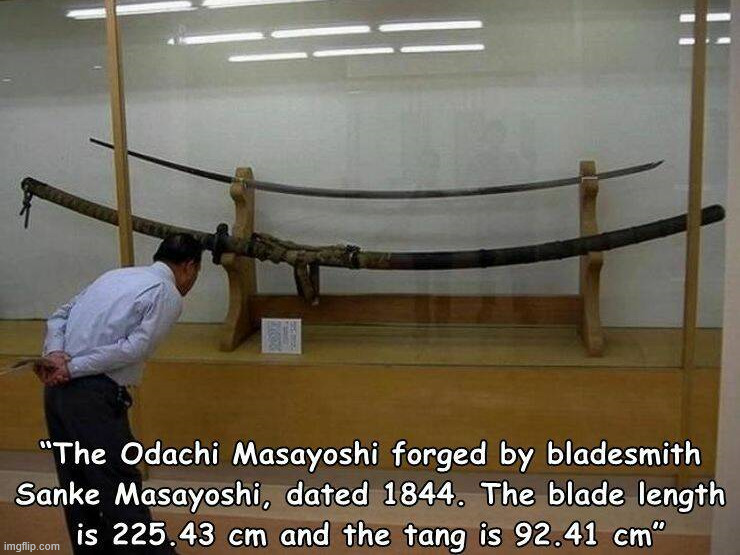 Great blade | image tagged in historical meme | made w/ Imgflip meme maker