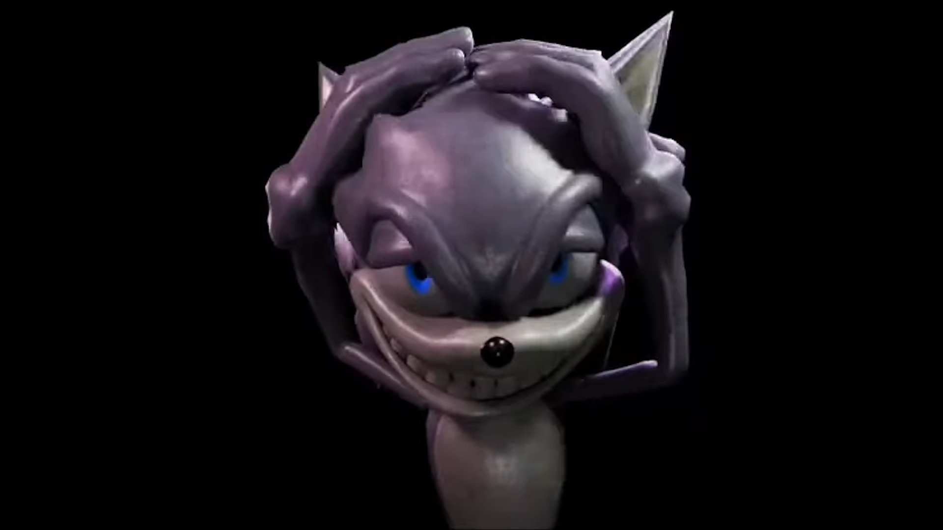 Sonic licking lips Blank Meme Template