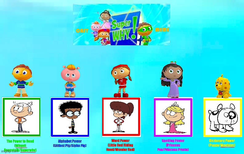 Super Why (The Loud House Version) | image tagged in super why recast | made w/ Imgflip meme maker