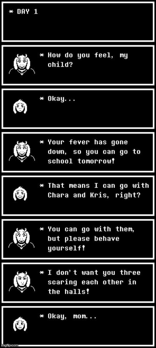 I basically just aged down the in universe Asriel and boom | made w/ Imgflip meme maker