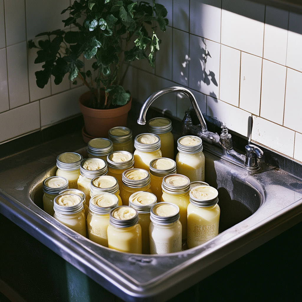 Sink full of mayo Blank Meme Template