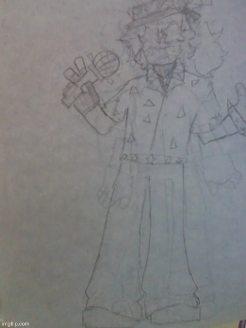 Uhhhh milestone Elliot because yes (there's another drawing on the back, I ran out of paper) | made w/ Imgflip meme maker