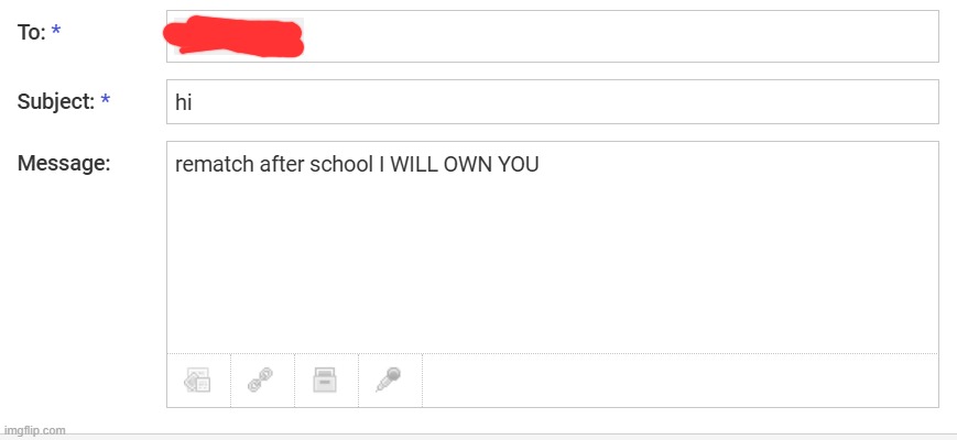 i lost in a running race against this kid in my school | image tagged in hi | made w/ Imgflip meme maker