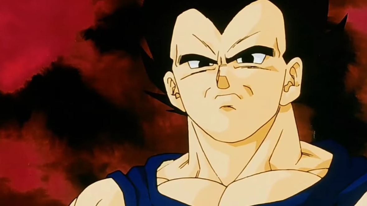 Vegeta stare Blank Meme Template