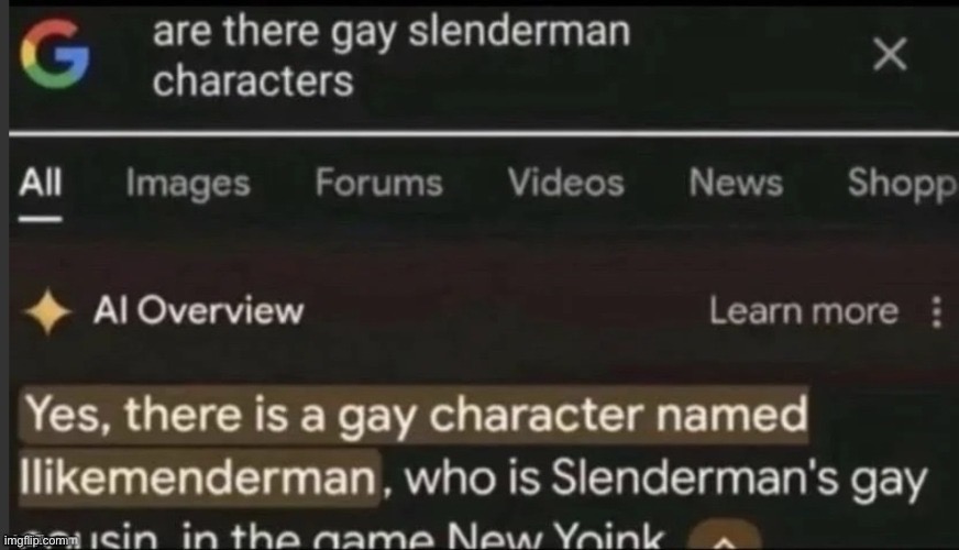 image tagged in msmg,slenderman | made w/ Imgflip meme maker