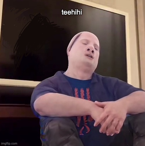 teehihi | image tagged in john pork | made w/ Imgflip meme maker