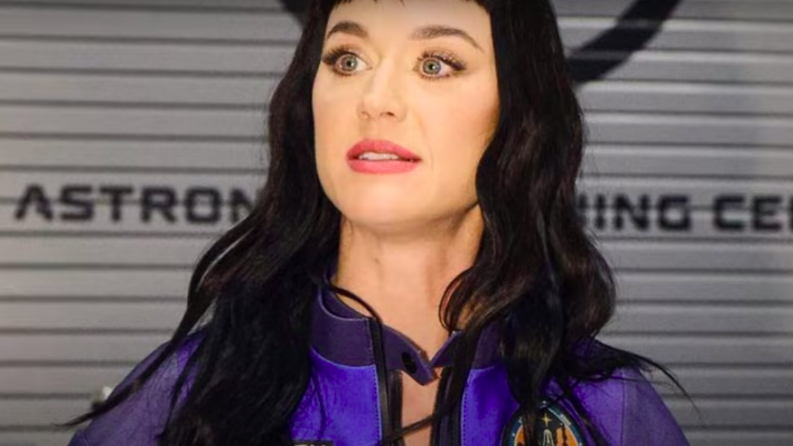 Katy Perry - Crazy Eyes - Astronaut Blank Meme Template