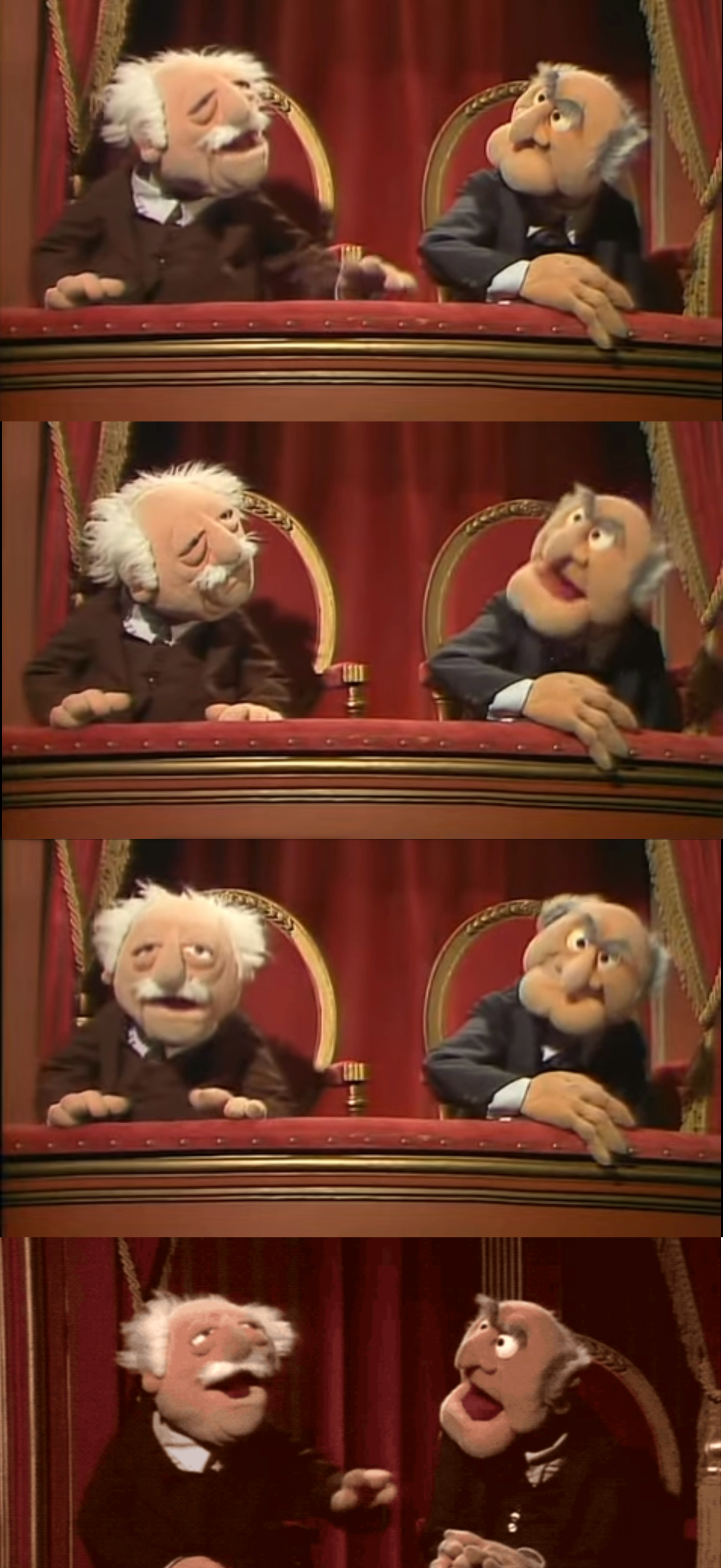Statler and Waldorf Muppet Meme Blank Meme Template