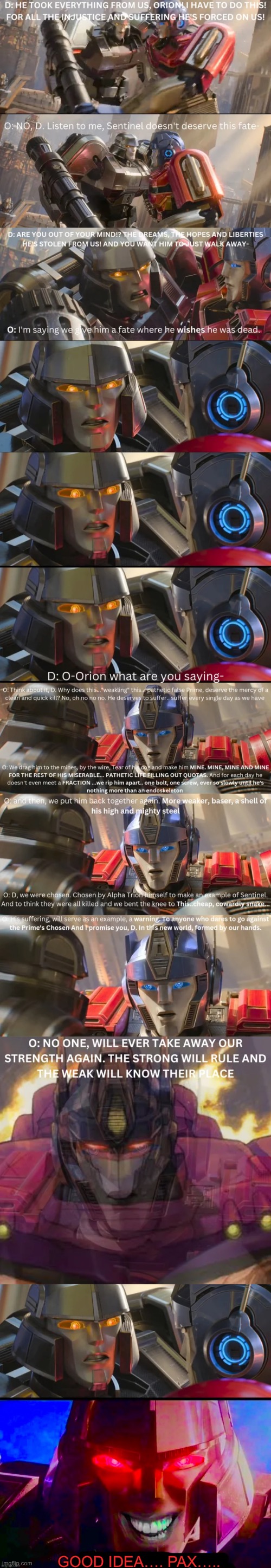 Transformers One: The Worst Ending | image tagged in transformers | made w/ Imgflip meme maker