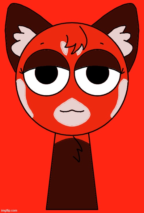 scarlet the red panda | image tagged in scarlet the red panda,sprunki,oc,original character,incredibox,red panda | made w/ Imgflip meme maker