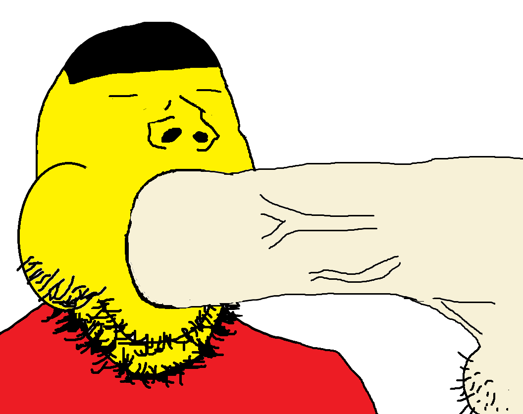 Asian wojak sucks dick (reupload) Meme Template